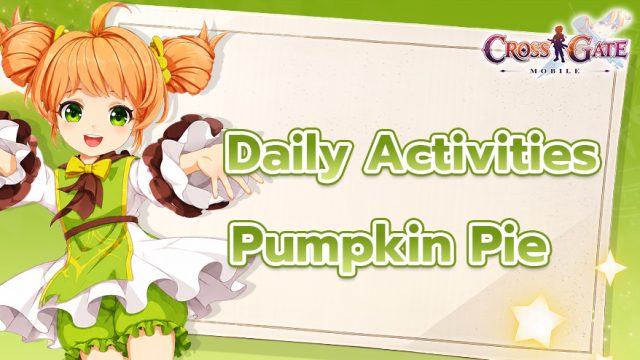 Daily Activities: Pumpkin Pie