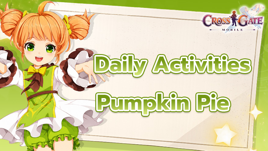 Daily Activities: Pumpkin Pie